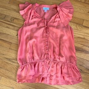 Loft Petites Silk Tank Blouse